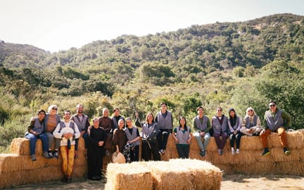 Group photo of volunteers